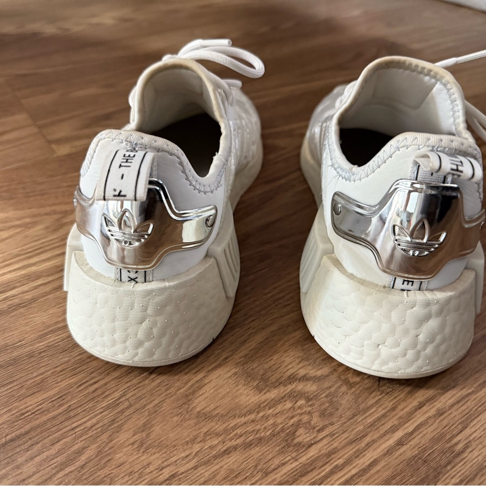 Adidas NMD sneakers white suede